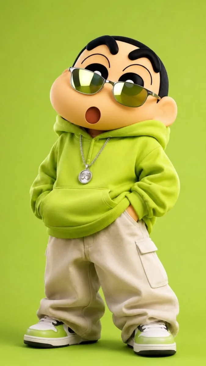 Chinchan in Green Wallpaper