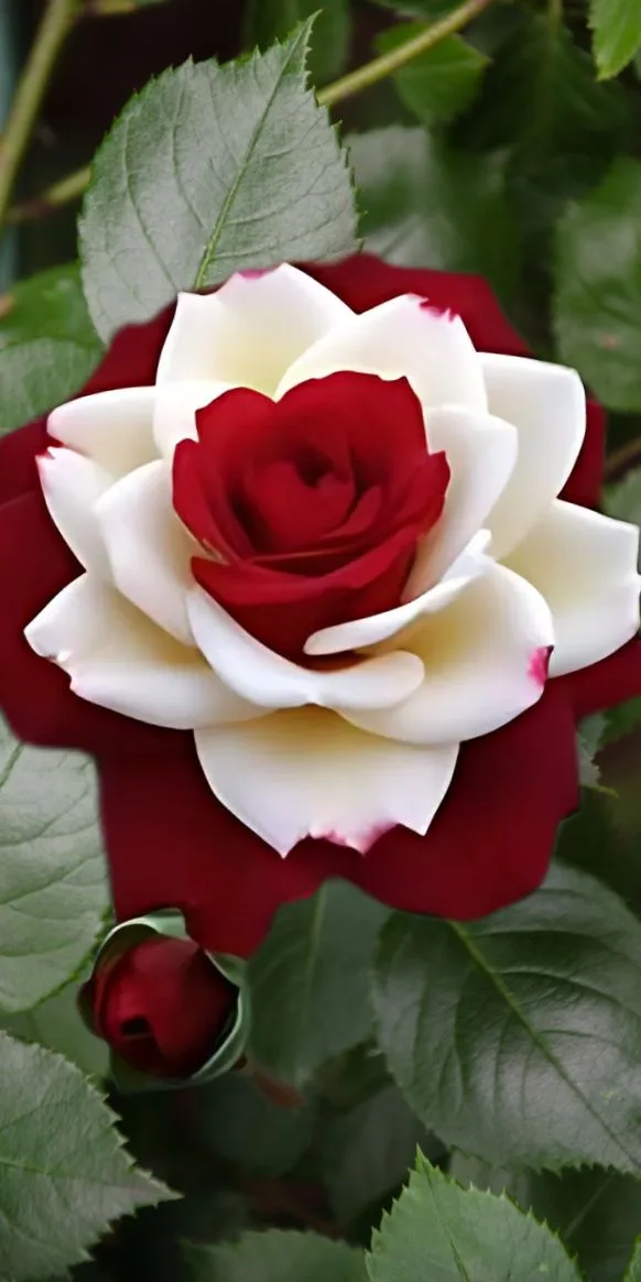 Red White Mix Flower