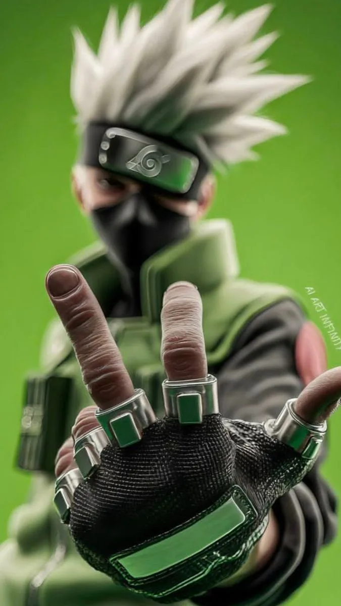Green Kakashi Ninja wallpaper