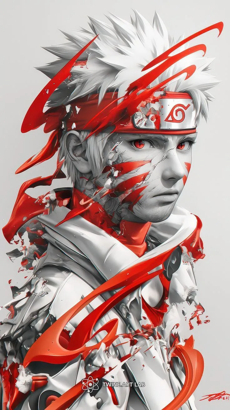 Red Ninja Animi Wallpaper